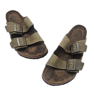 Birkenstock Arizona Two-Strap Sandals – Olive Green – Size Approx. US 10